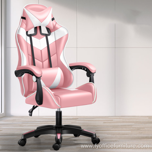 Whole-sale price Ergonomic Swivel Computer Gaming Chair With Footrest